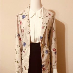 Up-cycled Alfred Dunner Floral Blazer